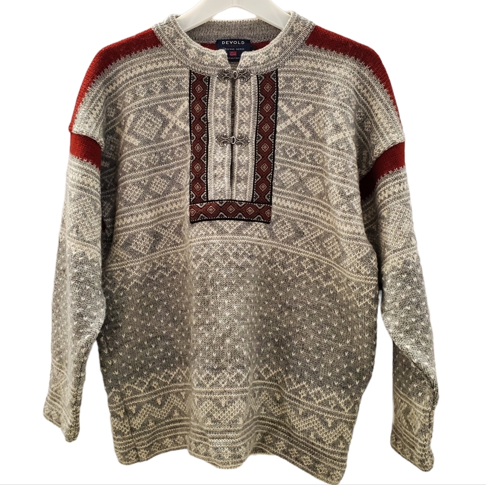 Vintage Devold New Wool Nordic Ski Sweater